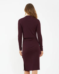 Ruby Ribbed Dress - Yo Mama Maternity