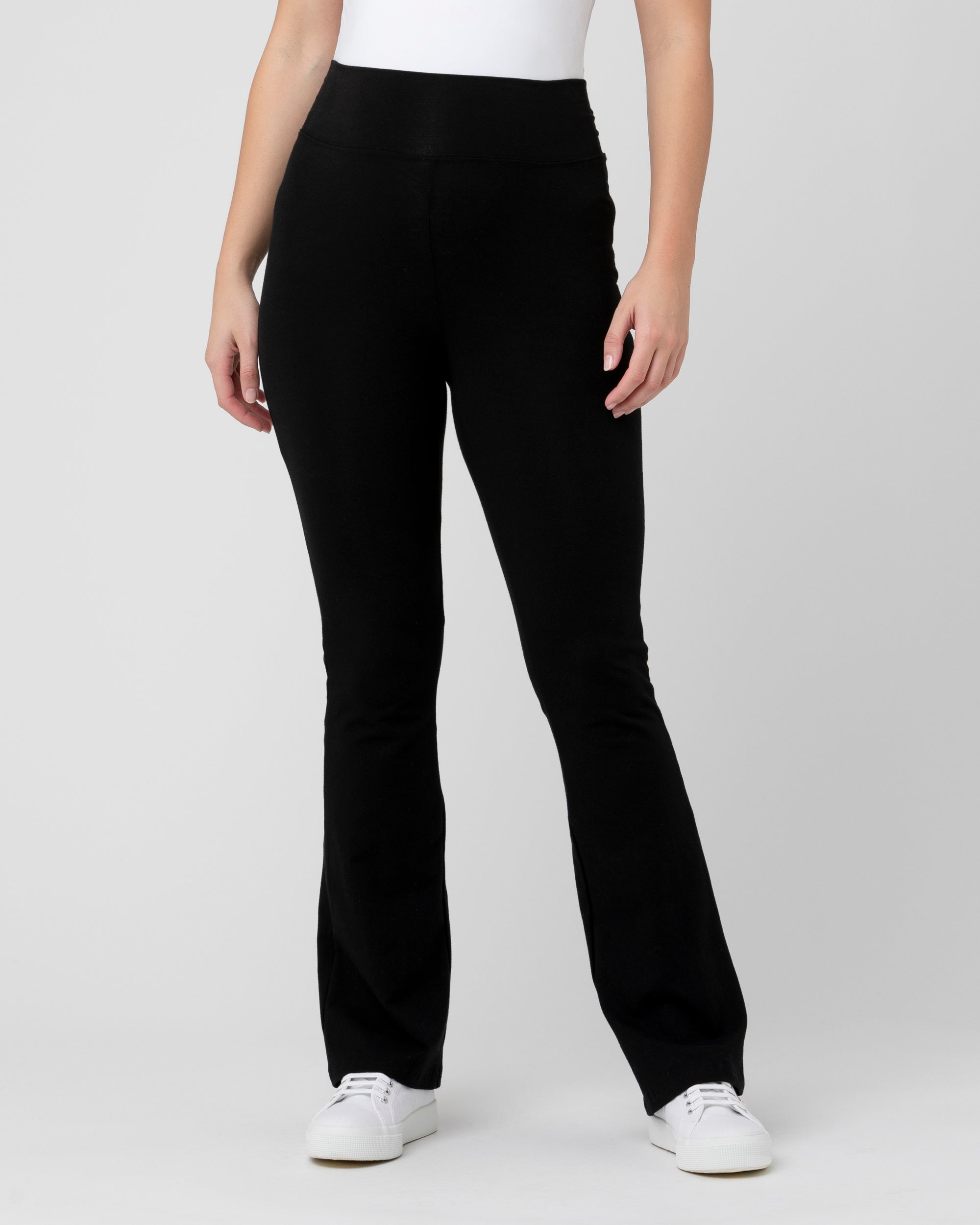 Organic Jersey Flare Pant - Yo Mama Maternity
