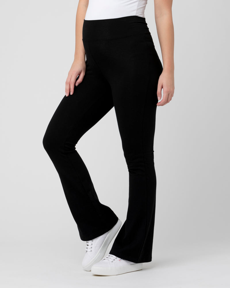Organic Jersey Flare Pant - Yo Mama Maternity