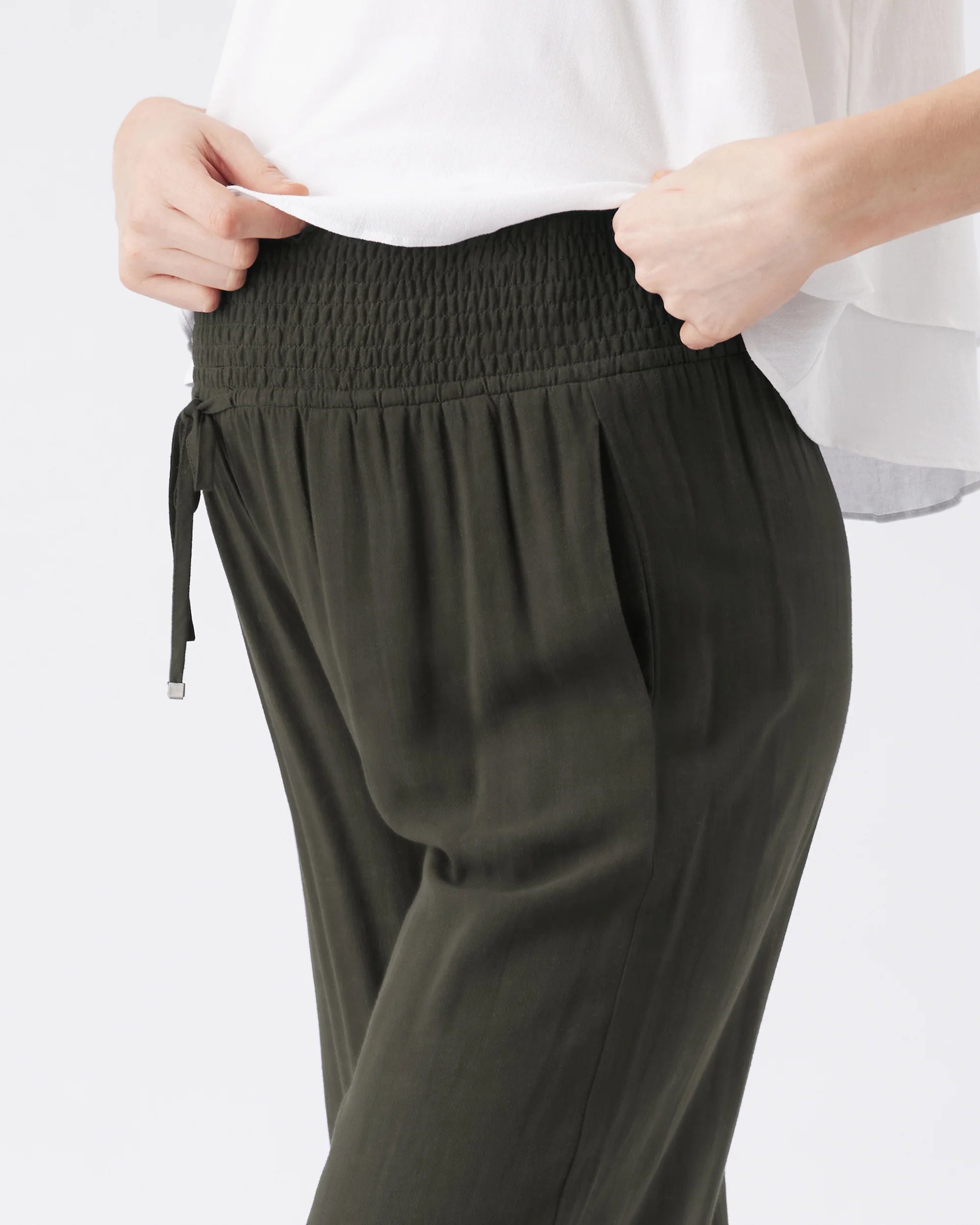 Wide Leg Tencel Pant - Yo Mama Maternity