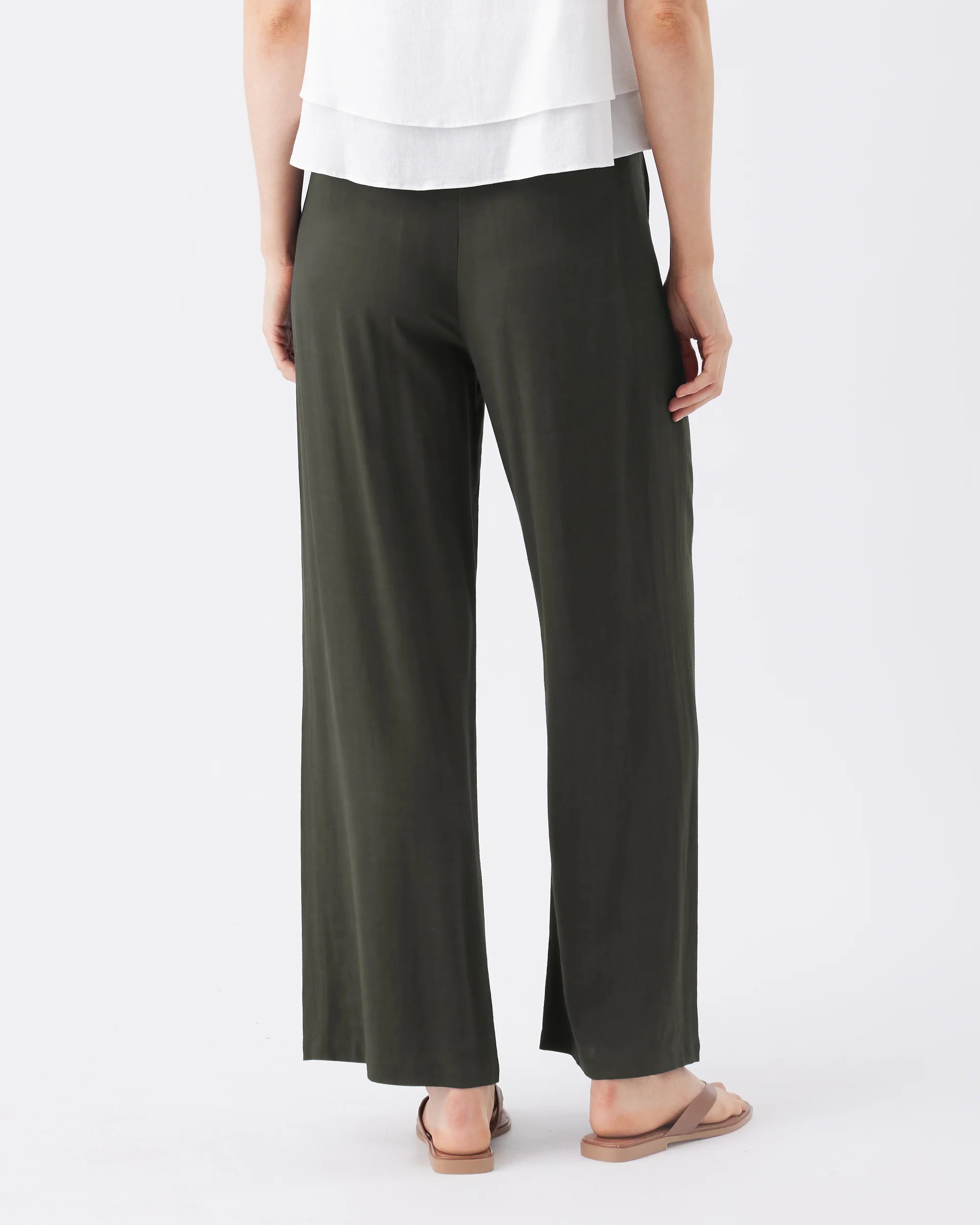 Wide Leg Tencel Pant - Yo Mama Maternity