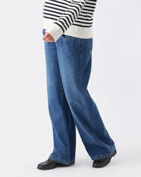 Billie Elastic Waist Denim - Yo Mama Maternity
