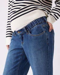 Billie Elastic Waist Denim - Yo Mama Maternity