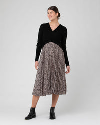 Florence Pleat Skirt - Yo Mama Maternity