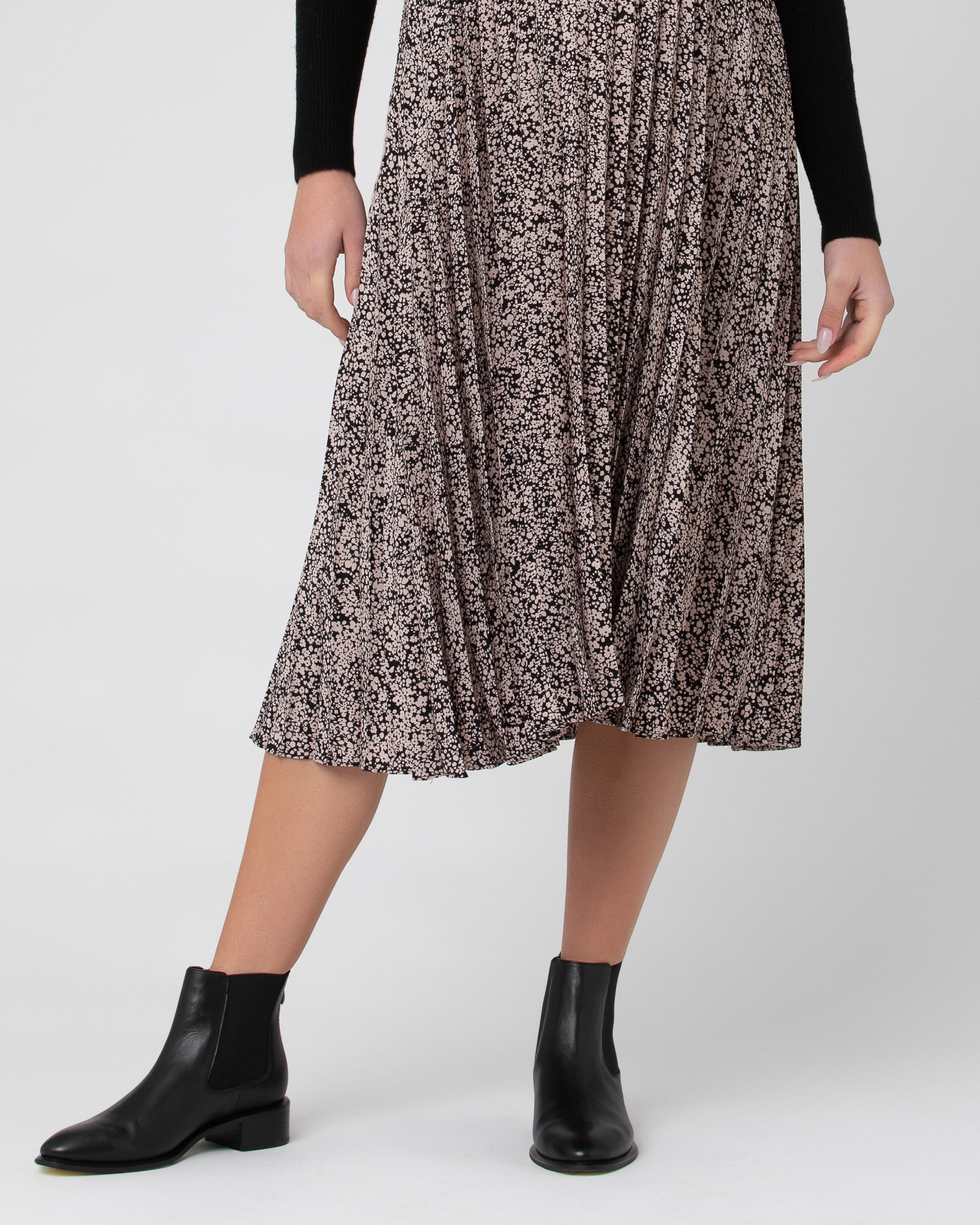 Florence Pleat Skirt - Yo Mama Maternity