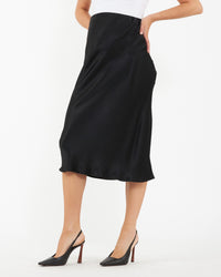 Crystal Satin Skirt - Yo Mama Maternity
