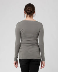 Organic LS Tube Tee - Yo Mama Maternity