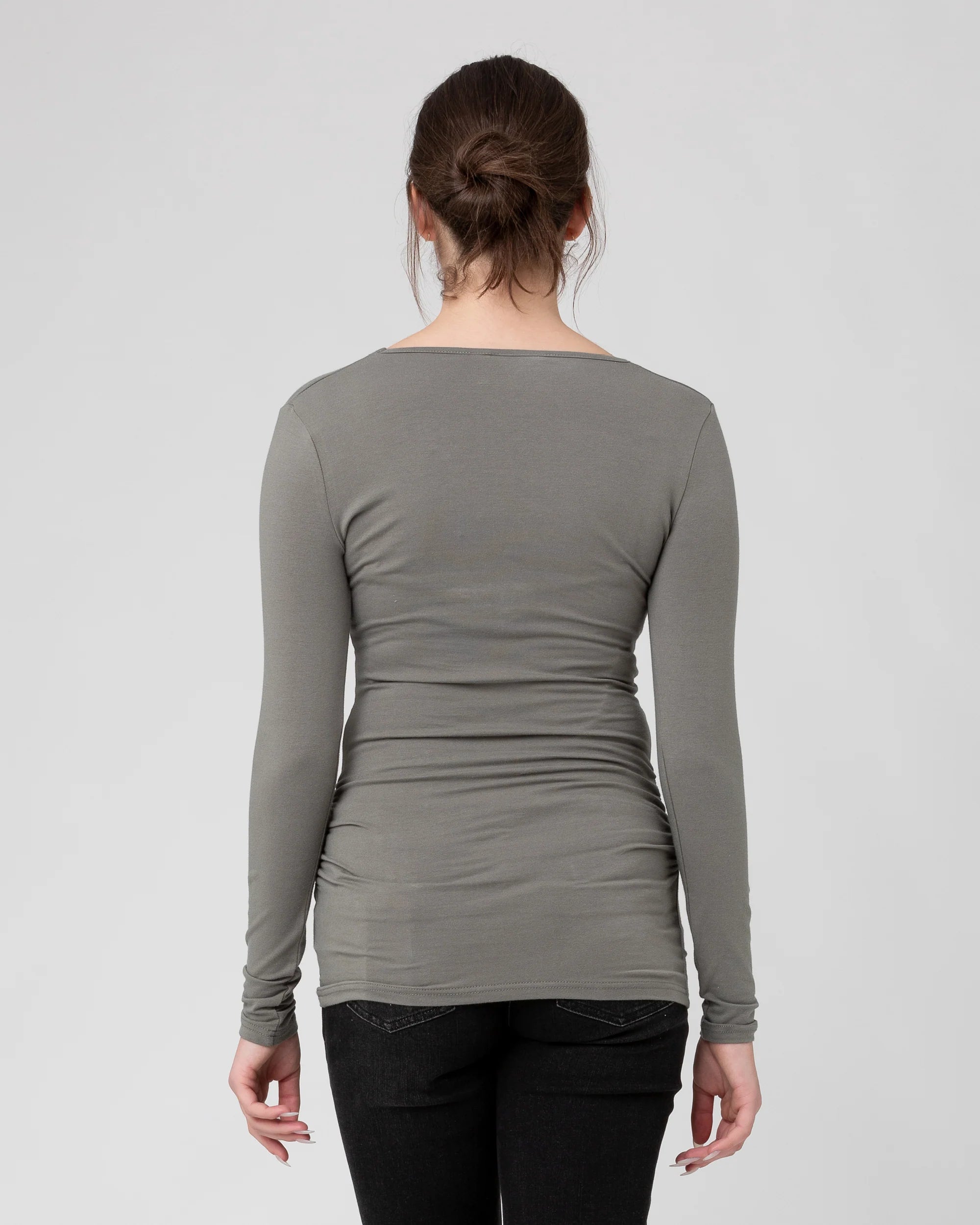 Organic LS Tube Tee - Yo Mama Maternity