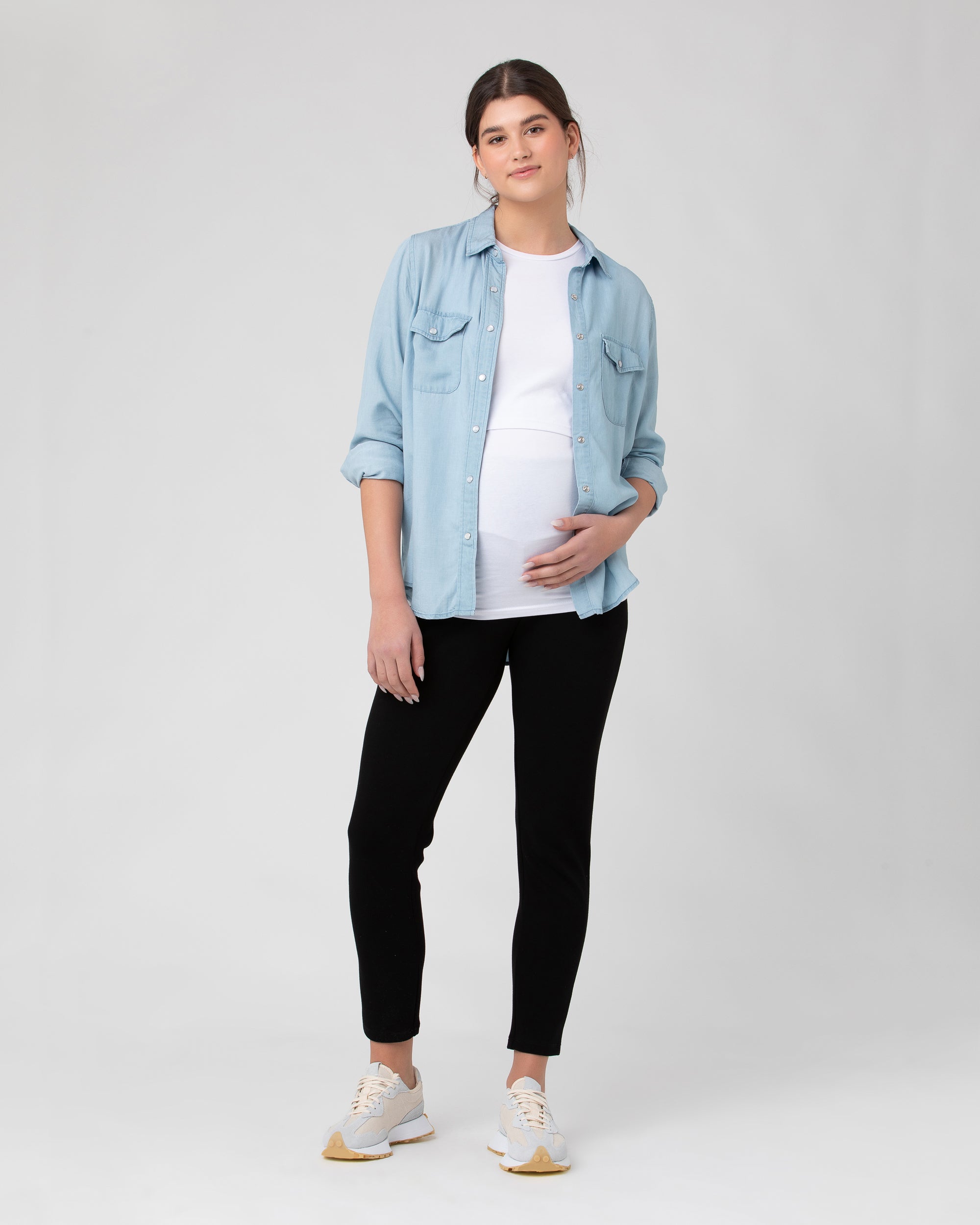 Bec Chambray Shirt - Yo Mama Maternity