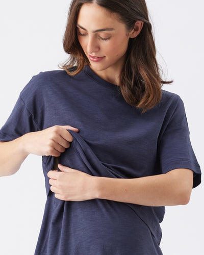 Claude Nursing Friendly Tee - Yo Mama Maternity