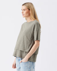 Claude Nursing Friendly Tee - Yo Mama Maternity
