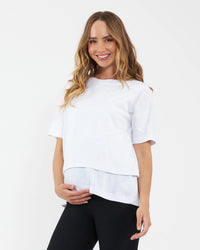 Claud Nursing Friendly Tee - Yo Mama Maternity