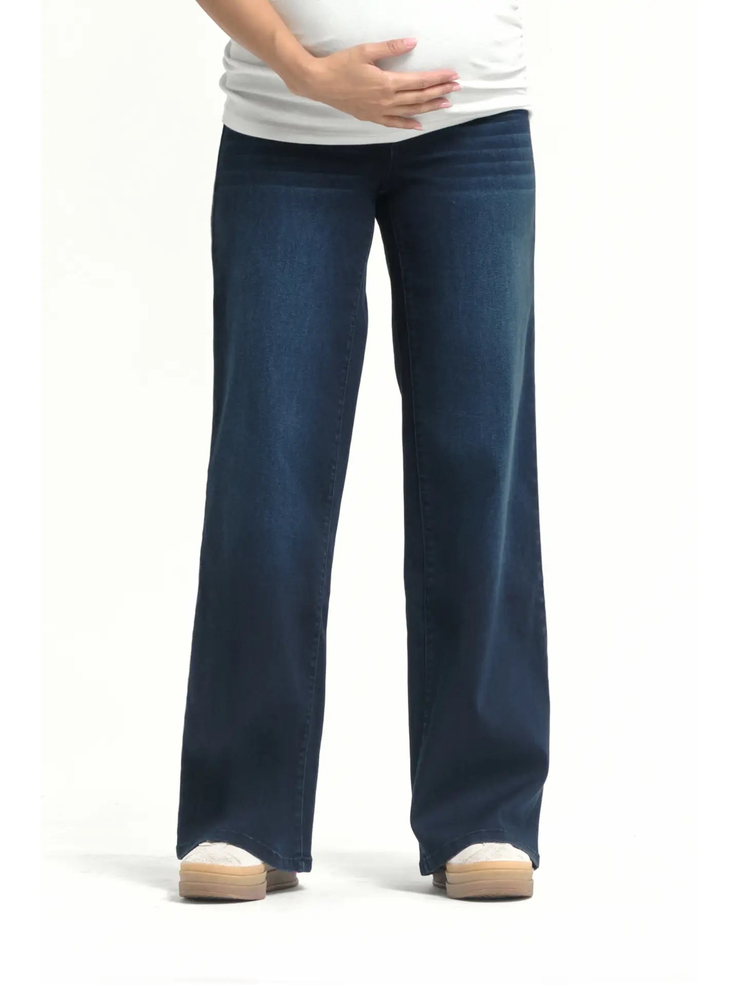 Better Than Butter Wide Leg Denim - Yo Mama Maternity