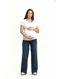 Better Than Butter Wide Leg Denim - Yo Mama Maternity