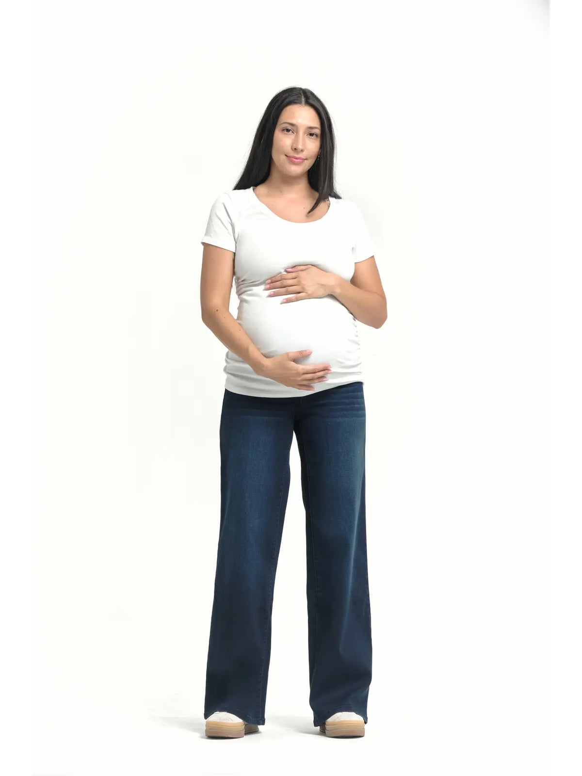 Better Than Butter Wide Leg Denim - Yo Mama Maternity