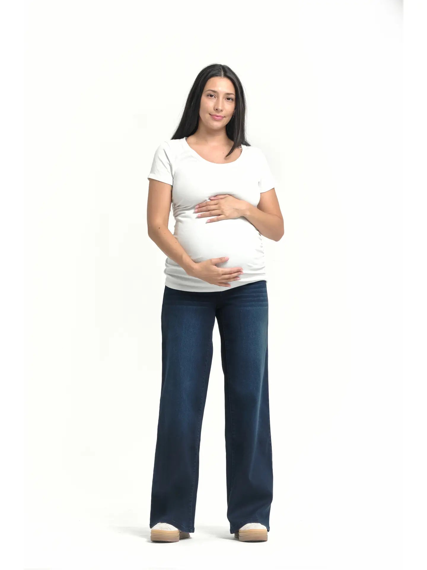 Better Than Butter Wide Leg Denim - Yo Mama Maternity