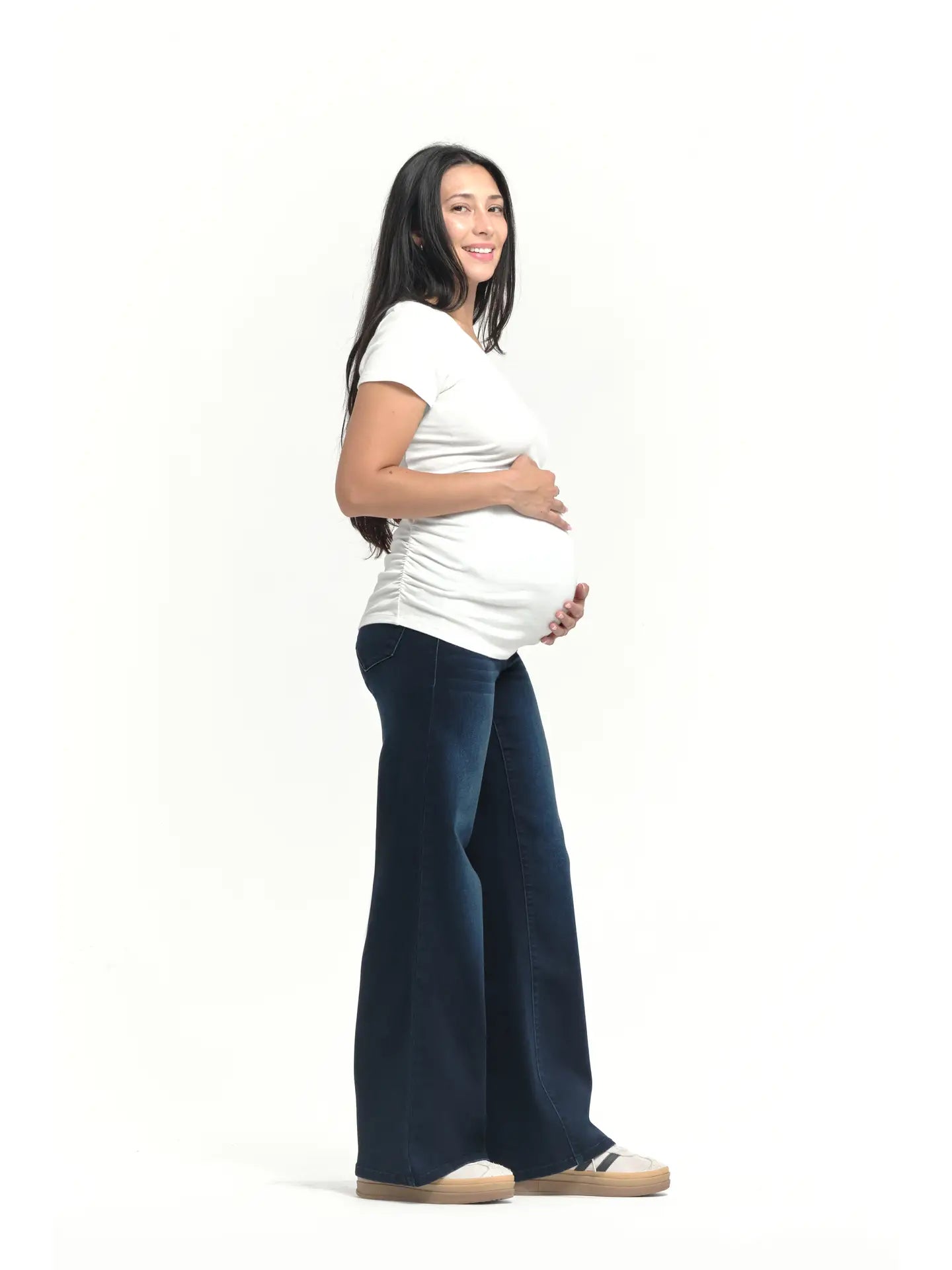 Better Than Butter Wide Leg Denim - Yo Mama Maternity
