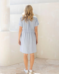 Poppy Linen Shirt Dress - Yo Mama Maternity
