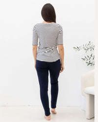 Taye Button Front Tee - Yo Mama Maternity
