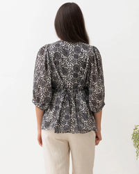 Daisy Print Blouse - Yo Mama Maternity