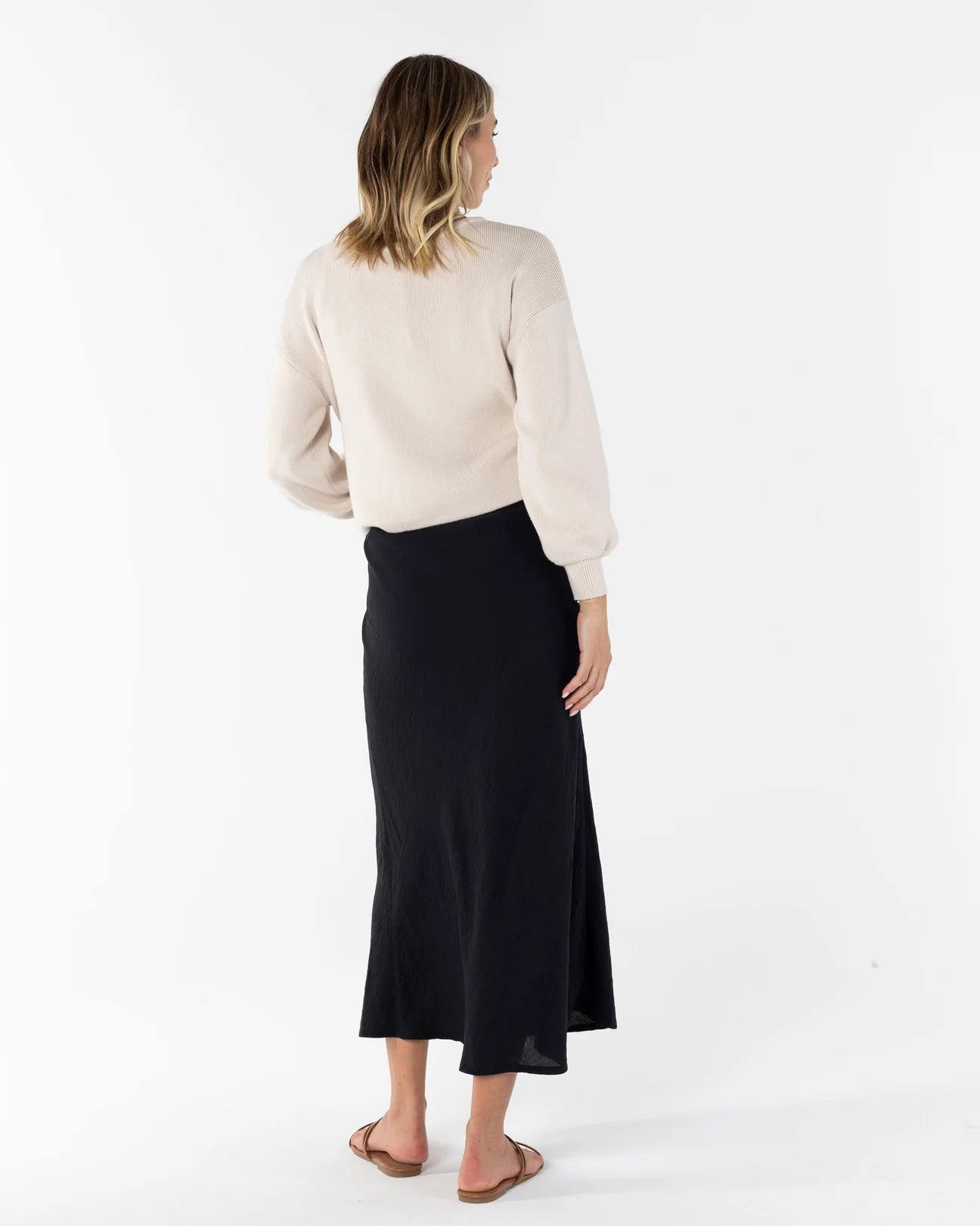 Sylvie Knitted Crop Sweater - Yo Mama Maternity