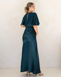 Camille VNeck Evening Dress
