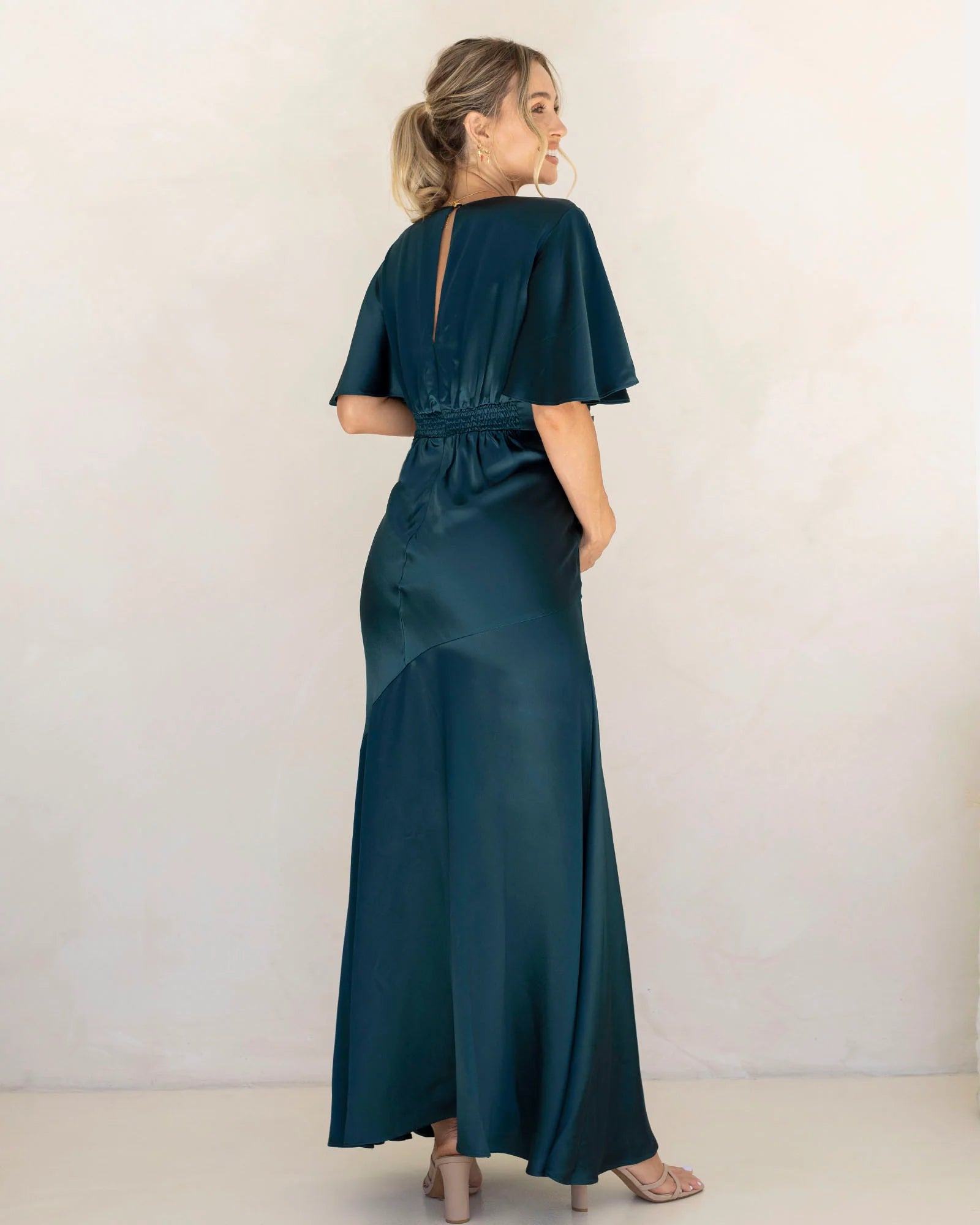 Camille VNeck Evening Dress