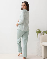 Mini Stripe Bamboo PJ Set
