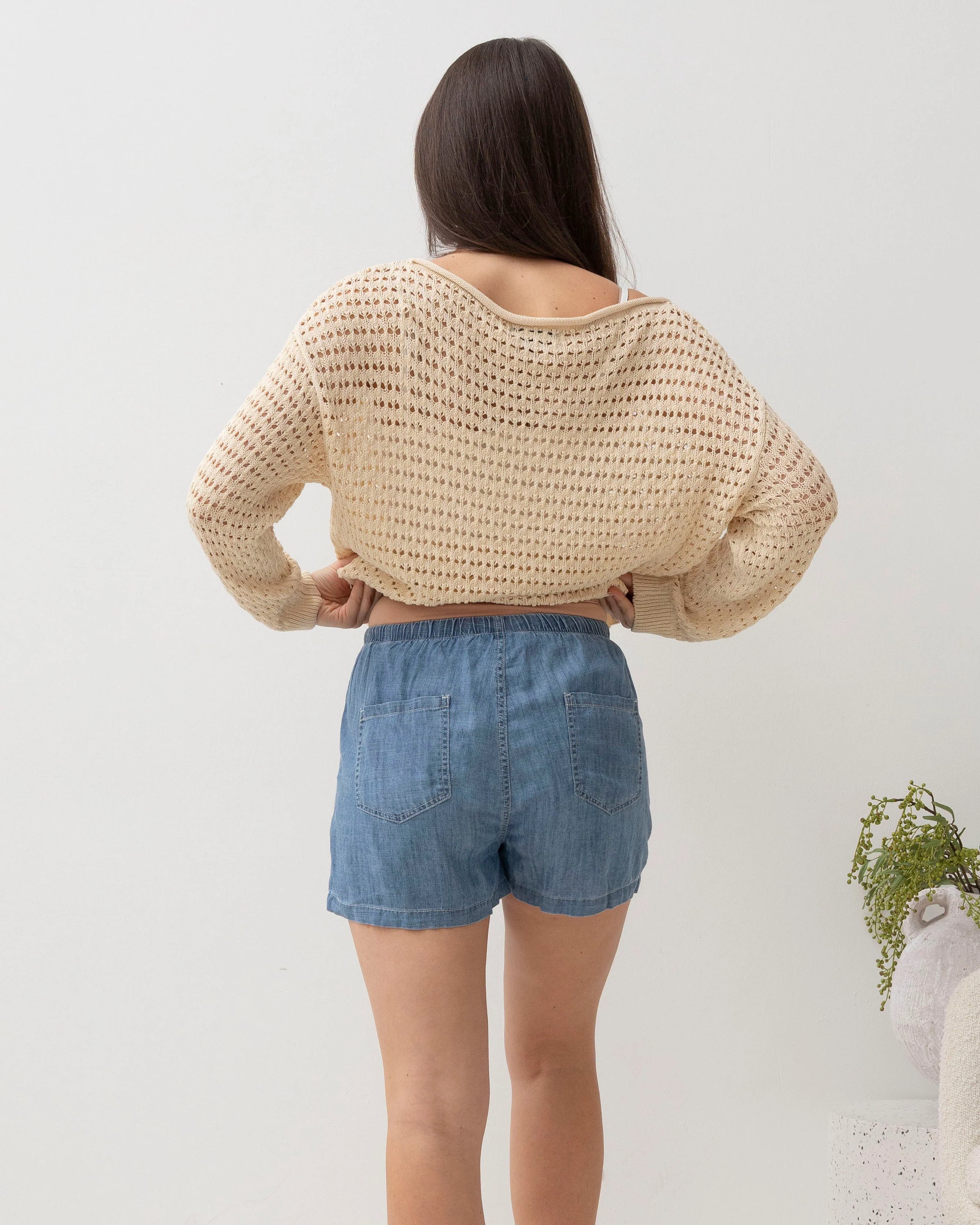 Amber Tencel Denim Shorts - Yo Mama Maternity