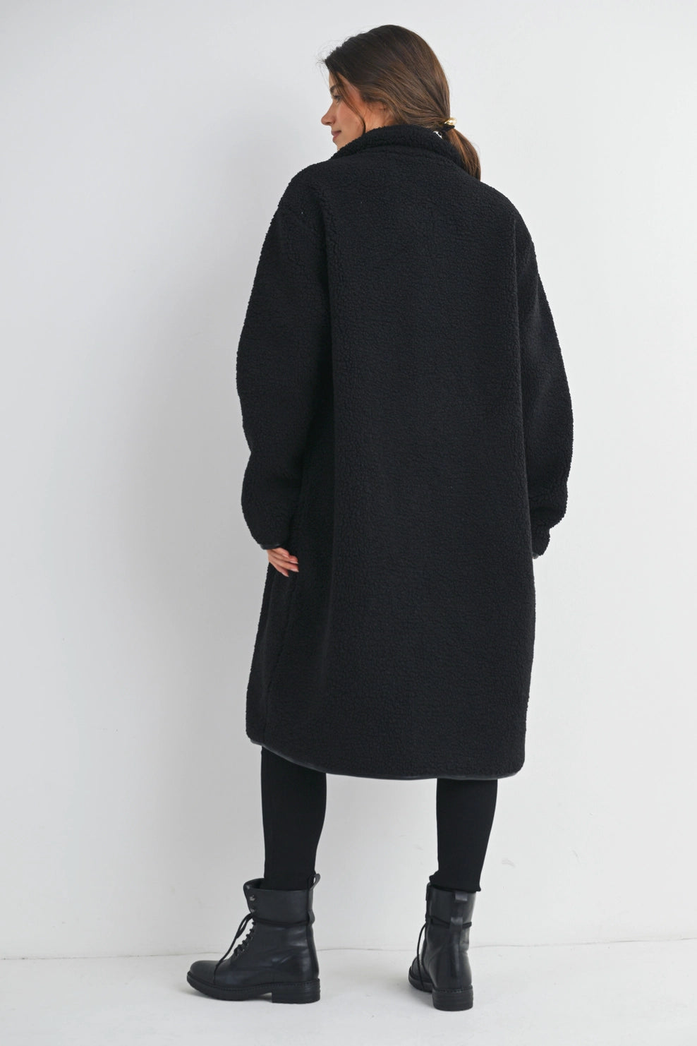 Louise Long Oversized Teddy Coat