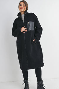 Louise Long Oversized Teddy Coat