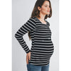 Becca Striped Double Layer Tee