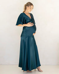 Camille VNeck Evening Dress