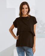 Crop Layered Solid Tee