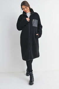 Louise Long Oversized Teddy Coat