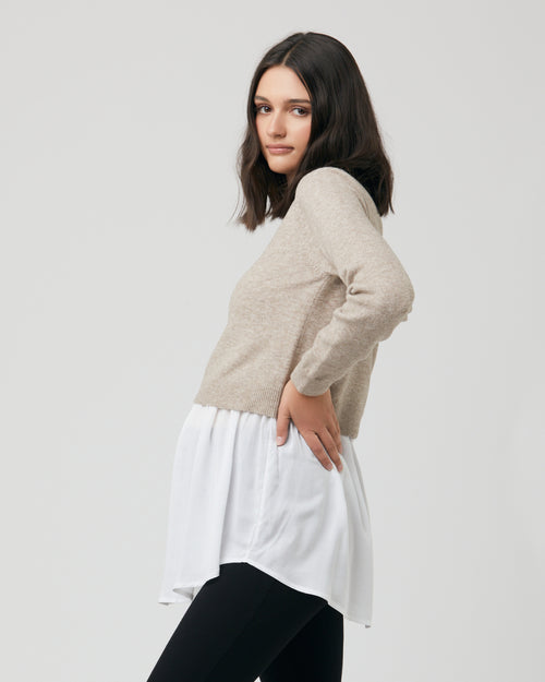 Sandy Detachable Sweater - Yo Mama Maternity
