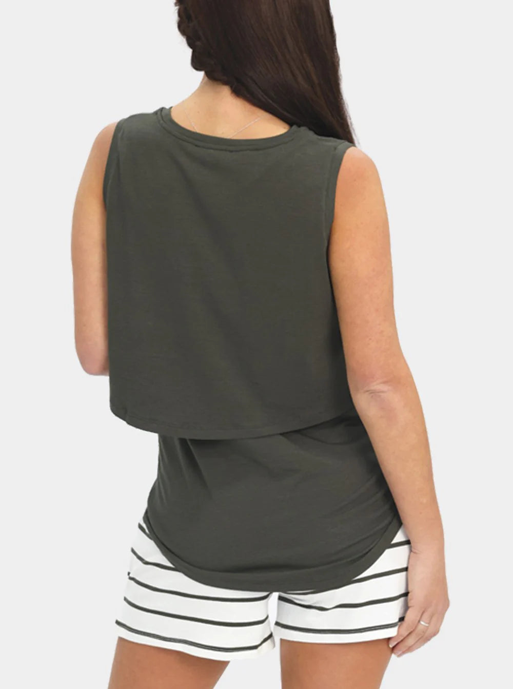 Olive Tank - Yo Mama Maternity