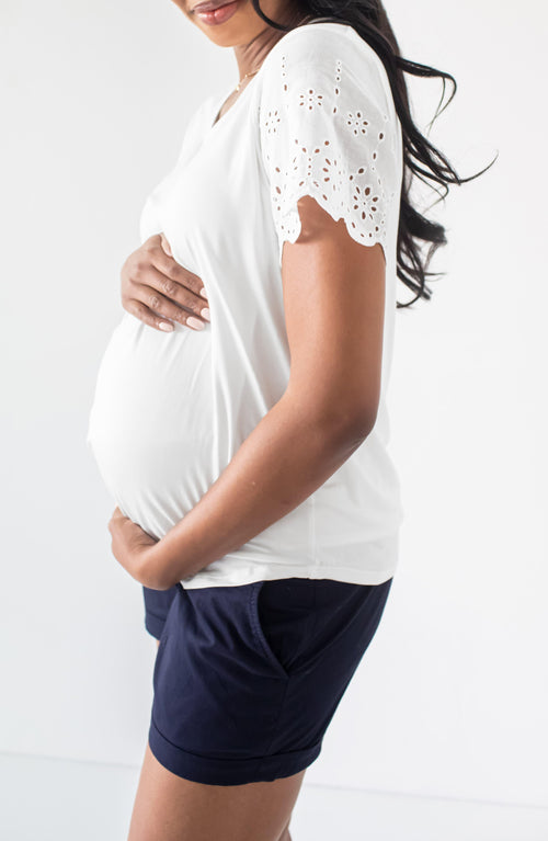 Everyday Eyelet Tee