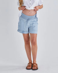 Tencel Denim Shorts - Yo Mama Maternity