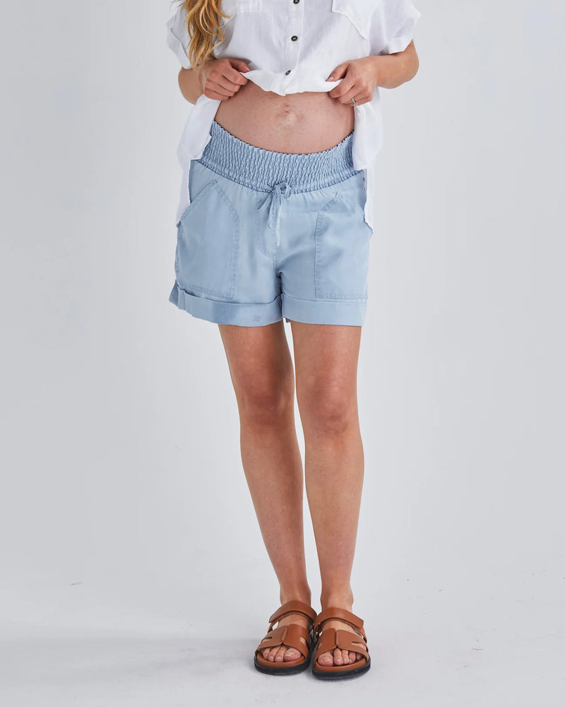Tencel Denim Shorts - Yo Mama Maternity
