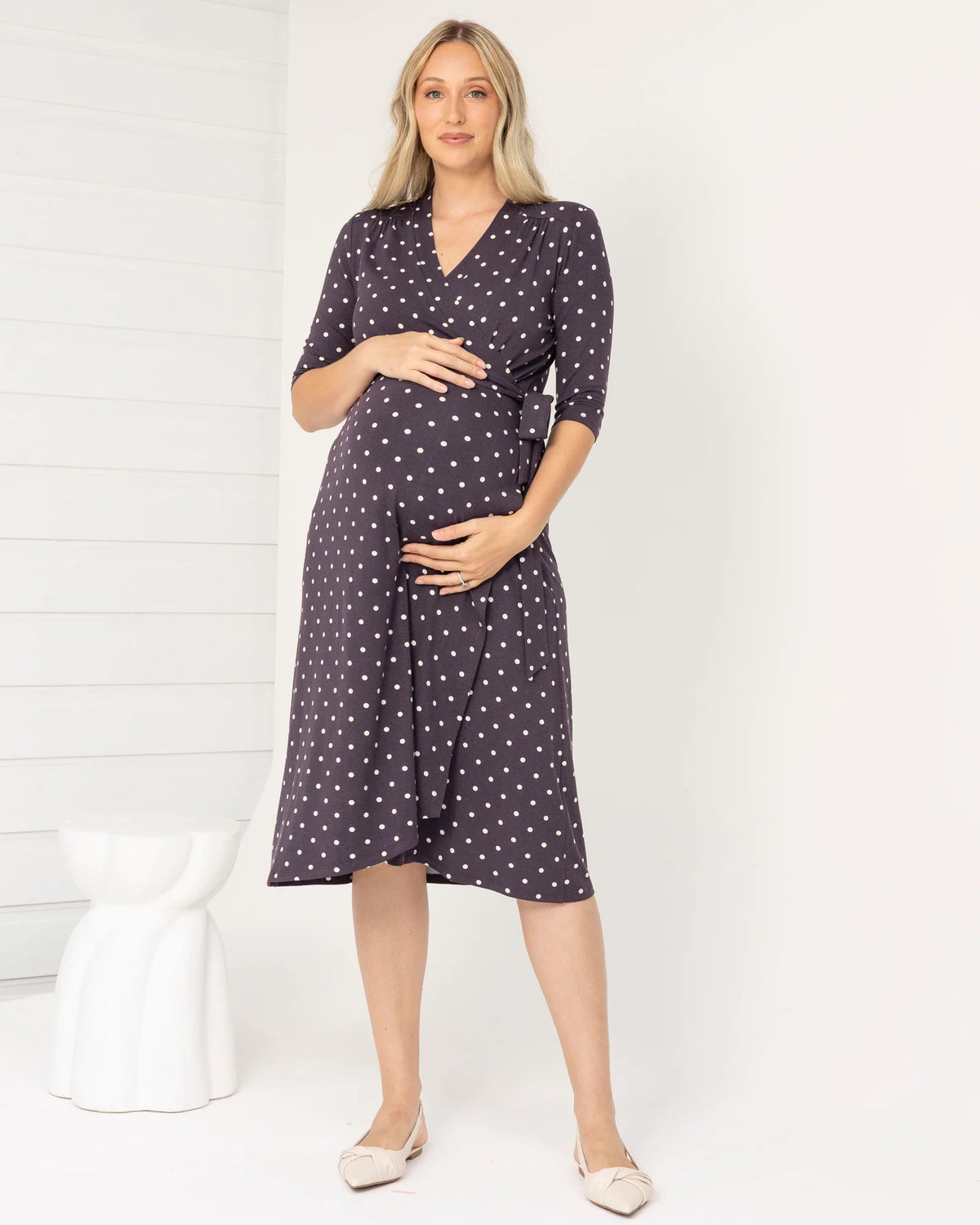 Eve Midi Wrap Dress