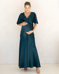 Camille VNeck Evening Dress