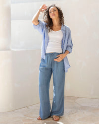 Amber Wide Leg Tencel Jeans - Yo Mama Maternity