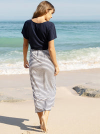 Skye Stripe Maxi Skirt - Yo Mama Maternity
