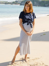 Skye Stripe Maxi Skirt - Yo Mama Maternity