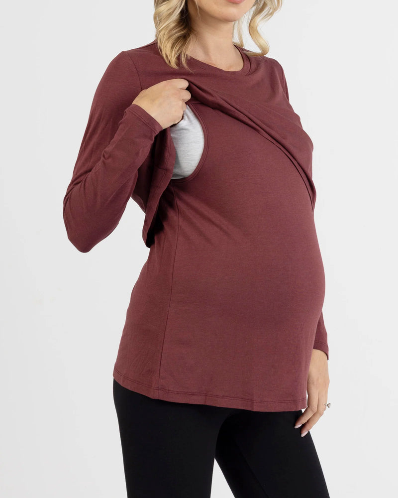 Leoni Solid Tee - Yo Mama Maternity