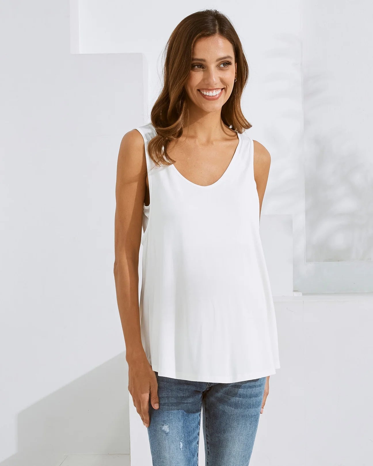 Maternity & Nursing Swing Tank - Yo Mama Maternity