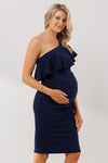 Fitted One Shoulder Dress - Yo Mama Maternity