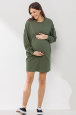 Tunic Sweatshirt W/ Pockets - Yo Mama Maternity