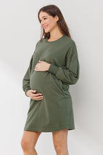 Tunic Sweatshirt W/ Pockets - Yo Mama Maternity